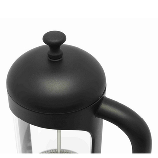 Kaffeebereiter Teebereiter, Inhalt: ca. 1 Liter, Material: Borosilikatglas und Kunststoff schwarz, inklusive Kaffee/Teema